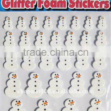 christmas puffy sticker