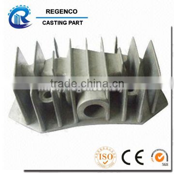 Die Casting for Cylinder Radiator, Made with ADC12 Aluminum and CNC Machining, Plating Surface