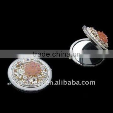 cosmetic mirrors with rhinestone