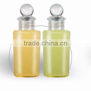 30ml transparent screw-topped china hotel PVC bottle packed shampoo and conditioner