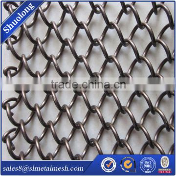 Room divider screen chainlink metal curtain architectural mesh