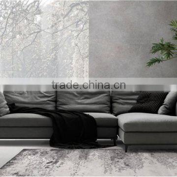 Modern Elegant Leather Sofa Set in Black New Design 2016 photo-2