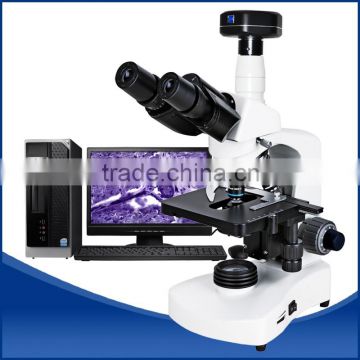 ZX-117M(50PW) High Quality Trinocular Biological Compound Microscope with USB Camera