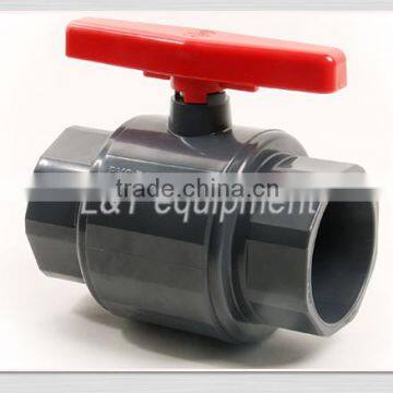 Manufacturer 1/2"to 4" 2 Pieces Ball Valves With PP Handle