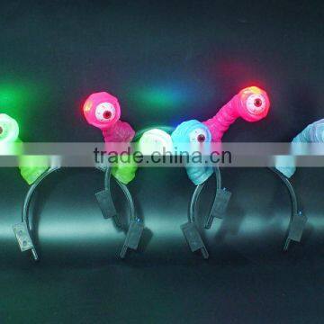 LED Flashing Blinky Space Eye Ball Head Bopper for Holidays and Parties