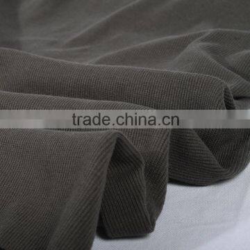 Best selling polyester pandex 2x2 rib knit fabric