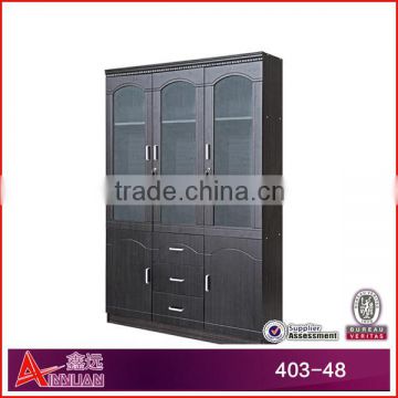 403-48 modern bookcase with glass doors models