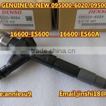 Genuine & New Common Rail Injector 095000-6020 095000-6024 for N*SSAN X-Trail 2.2L 16600-ES600 16600-ES60A