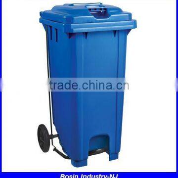Commercial Plastic Out Door Pedal Plastic Trash Bin