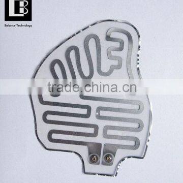 battery 3.7v/5v/7.4v/12v PET/PI heated foil for insole inserts