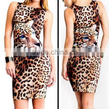 animal print dress