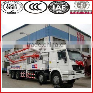 CNHTC brand 10 wheeler SINOTRUK 6X4 drive concrete pump truck for sale