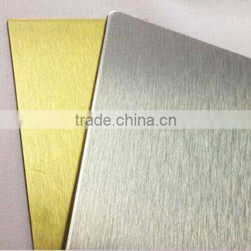 3mm Brush Aluminum Composite Panel for decoration with good quality but low price (ACP)