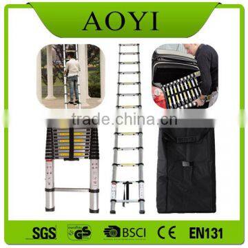 AY as seen on tv 2016 nonslip flexible aluminum telescopic ladder