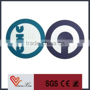 Customized Shape Soft PVC Tea/beer Coasters for Sale