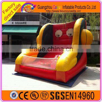 Red Inflatable Basketball Shooting Game for Kids Adults photo-3