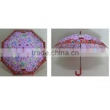 High quality promotional heat-transfer printing kids Poe umbrella