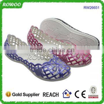 ladies Cheap women elegant pvc footwear pvc straps