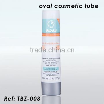 50g Silver cosmetic oval tube