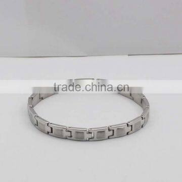 High Quality Men's Stainless Steel Link Chain Charm Bracelet