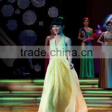 Custom made silk kaftan dress
