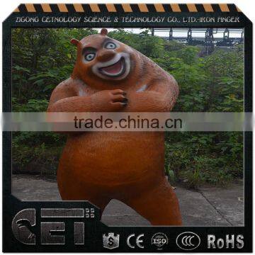 Amusement Park Products Cartoon Characters Fiberglass Statue