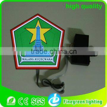 20*30cm el panel operated by battery pack high brightness