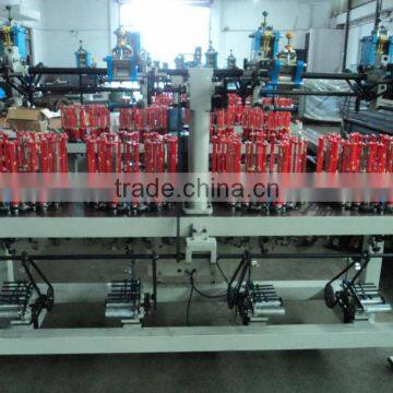 brace web making machinery/ elastic cord braiding machine/ elastic band making machine XH90-25-4