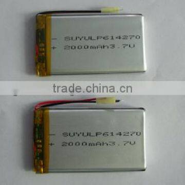 Lipo 604270 3.7v 2000mah Li-polymer Rechargeable Batteries