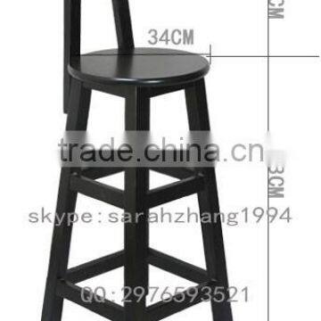 Modern wooden bar stool solid wood bar chair high chair hot sales