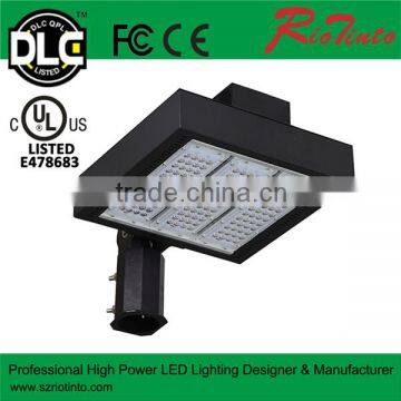 Standard factory 150W LED UL DLC IP65 Shoebox light parkinglot lamp Led street light for Garage Parking Area Replacment