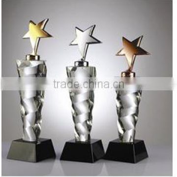 New design blank crystal award can engraving