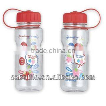 400ml flower water bottle for promotional