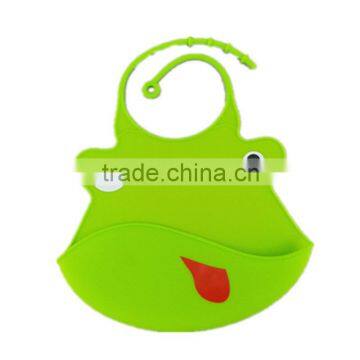 BPA Free Frog Silicone Bib