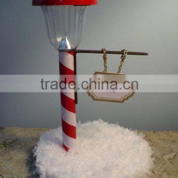 Cheap Solar christmas cute candy cane path stake light