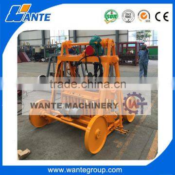 QT40-3B WANTE BRAND Portable Egg Layer Cement Block Making Machine Price photo-5