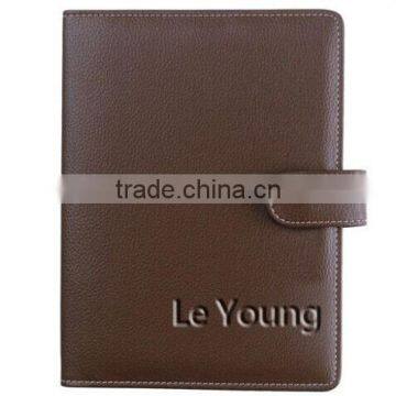 Custom A5 Refillable Ring Binder A5 Leather Notebook