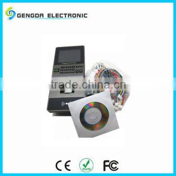 RS485 TCP/IP Output Attendance Time Card Recorder with Fingerprint and Multi-language LCD Display