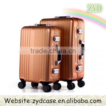 8 Wheels Royal Trolley Luggage Aluminum trolley case