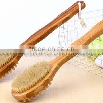 Bamboo Body Spa Massager Brush With Bristle photo-2