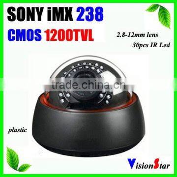 SONY IMX238+AVS05P CCTV Camera 1200TVL IR-Cut OSD Menu Varifocal Lens 2.8-12mm Video Camera Security Indoor Using