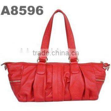 Factory price 2012 Seasonal hot lady leather handbag