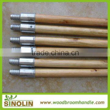 SINOLIN varised painted Wood Stick for Mop Brush Broom Metal Tip