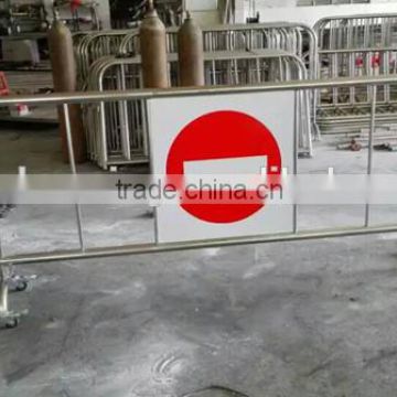 304 Stainless steel high quality temporary fencing for crowd control barriers and pedestrian barriers