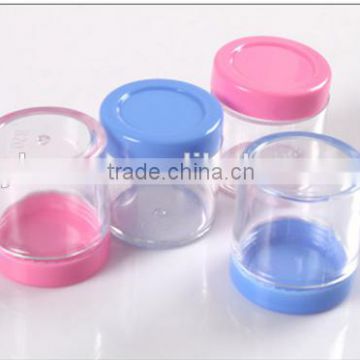 10g-150g PS cosmetic jar cream jar ,transparent cream jar/cosmetics cream empty jar