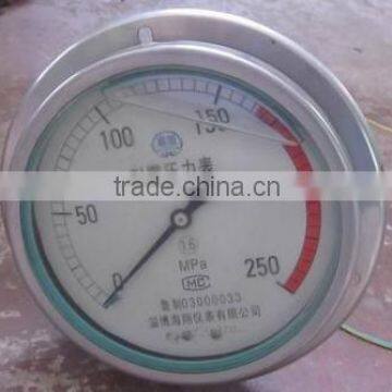 150mm diamter, shatter proof gauge, 250MPa Pressure Gauge(2500Bar)