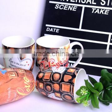 12oz Ceramic poker mug wholesale