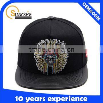 High Quality Custom Embroidery Patch 5 Panel Snapback Cap