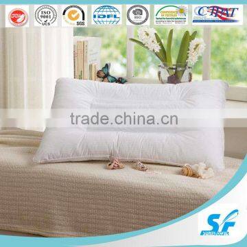 White cotton cover fiber filling quality cheap Pillow