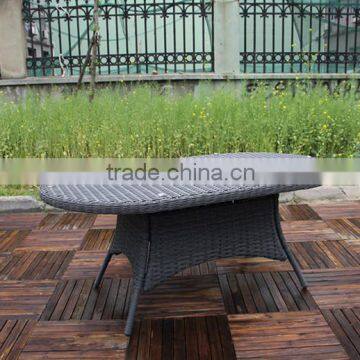 OVAL ALUMINIUM TABLE GARDEN FURNITURE